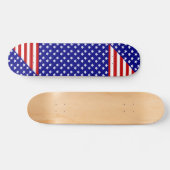 Skateboard Étoiles et bandes (Horz)
