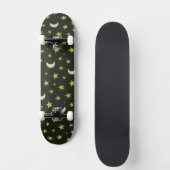 Skateboard Étoiles et Lunes (Recto)