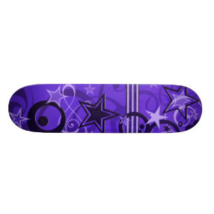 Skateboard étoiles et remous