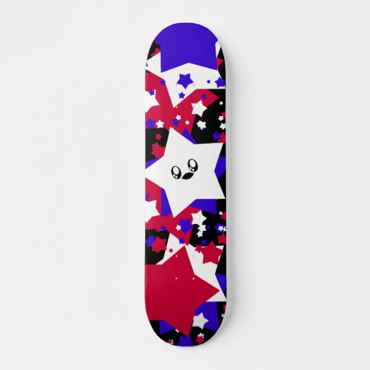 SKATEBOARD ÉTOILES KAWAII BLAST COSMIQUE (Devant)