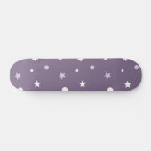 Skateboard Étoiles violettes (Horz)