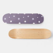 Skateboard Étoiles violettes (Horz)