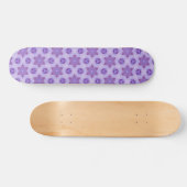 Skateboard Étoiles violettes (Horz)