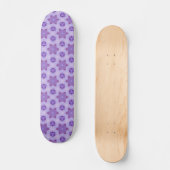 Skateboard Étoiles violettes (Recto)