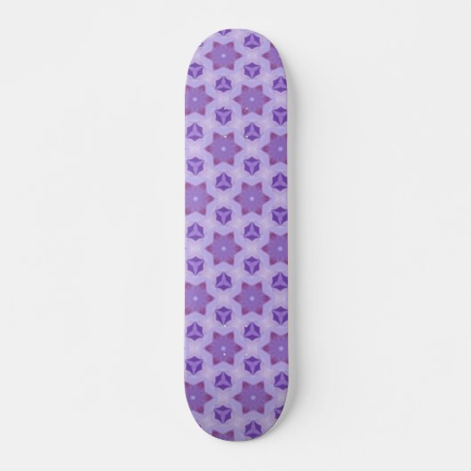 Skateboard Étoiles violettes (Devant)