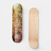 Skateboard Étrange texture fibreuse vieillie et saleté ou brû (Recto)