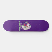 Skateboard ÊTRE GENTIL À VOTRE ESPRIT conscience de la santé (Horz)