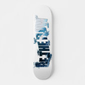 Skateboard Être Le Texte De Flux Art Breaking Wave (Devant)