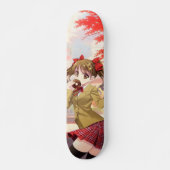 Skateboard Étudiante Animé Japonais (Devant)