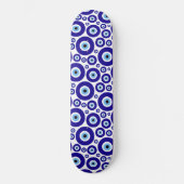 Skateboard Evil Eye Pattern, Greek Eye, Turkish Eye, Nazar (Recto)