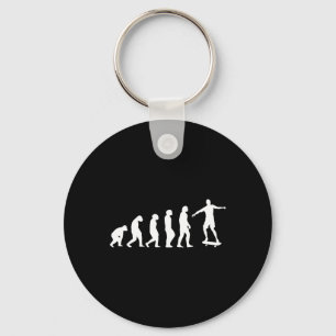 Skateboard Evolutie - Skateboardliefhebbers Sport Sleutelhanger