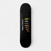 Skateboard Évolution - past to future (Devant)