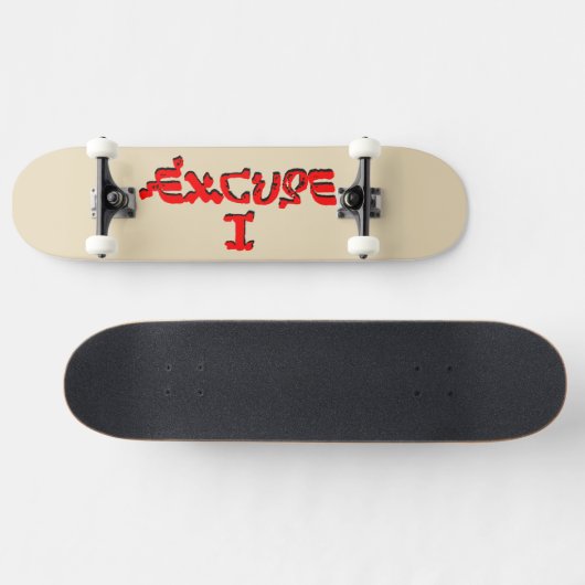 Skateboard Excusez-moi (Horz)