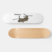 Skateboard Exemple d'hélicoptère militaire Chinook (Horz)