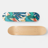 Skateboard Exotic Tropical Leaves (Horz)