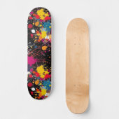 Skateboard Explosion de couleur (Recto)