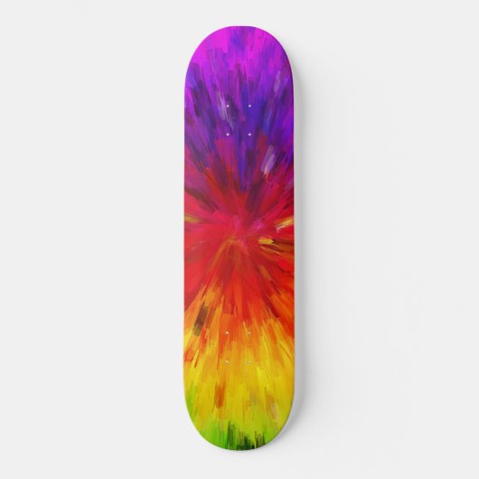 Skateboard Explosion de couleur (Recto)