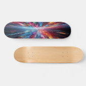 Skateboard Explosion de motif de couleurs (Horz)