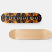 Skateboard Explosion des flammes (Horz)