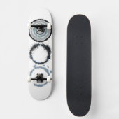 Skateboard Explosion d'étoile grise (Recto)