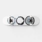 Skateboard Explosion d'étoile grise (Horz)