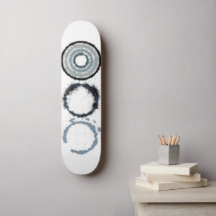 Skateboard Explosion d'étoile grise