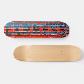 Skateboard "Express" - Peinture à Peeling rustique (Horz)