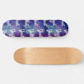 Skateboard Expression Yeet Espace Galaxie Exclamation (Horz)