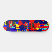 Skateboard Expressionniste Abstrait 01 (Horz)