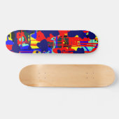 Skateboard Expressionniste Abstrait 01 (Horz)