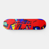 Skateboard Expressionniste Abstrait 03 (Horz)