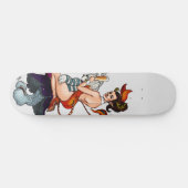SKATEBOARD EXTENSION 3 DE LA FEMME DE PINUP DEER (Horz)