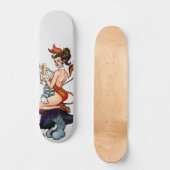 SKATEBOARD EXTENSION 3 DE LA FEMME DE PINUP DEER (Recto)