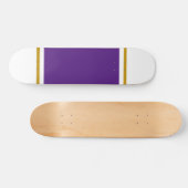 Skateboard Extra Large Royal Purple Centre Pinstripes En Blan (Horz)