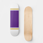 Skateboard Extra Large Royal Purple Centre Pinstripes En Blan (Recto)