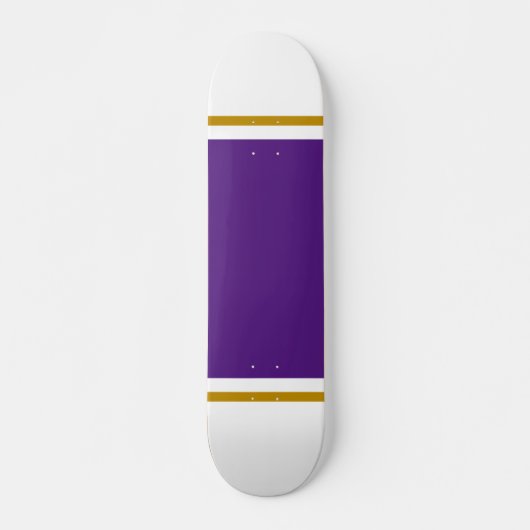 Skateboard Extra Large Royal Purple Centre Pinstripes En Blan (Devant)
