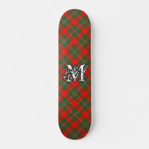 Skateboard Extreme Tartan Clan Gregor MacGregor Monogram