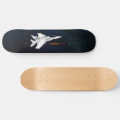 Skateboard F-15 Eagle Fighter Jet Tir Missile (Horz)