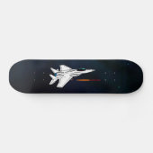 Skateboard F-15 Eagle Fighter Jet Tir Missile (Horz)