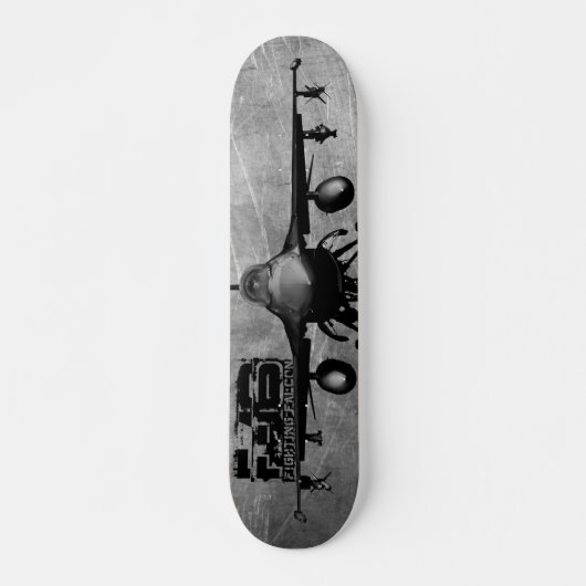 Skateboard F-16 Faucon combattant (Devant)