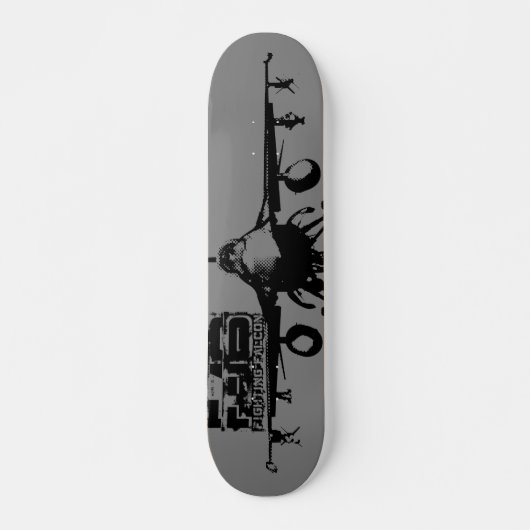 Skateboard F-16 Faucon combattant (Devant)