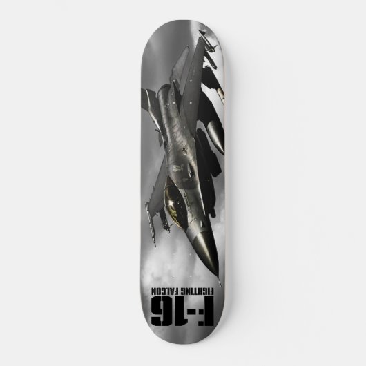 Skateboard F-16 Faucon combattant (Recto)