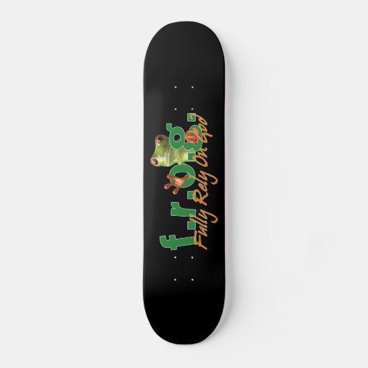 Skateboard F.R.O.G.Patinage (Recto)