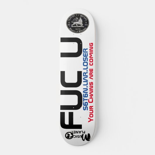 Skateboard F U SATAN Skate (Recto)