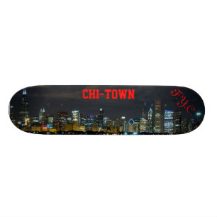 Skateboard F.Y.C. Planche à roulettes d'horizon de CHI-TOWN
