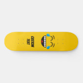 Skateboard Face avec des larmes de joie (Horz)