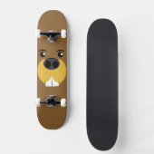 Skateboard Face de castor Bucky (Recto)