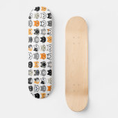 Skateboard Faces de chat | Chats mignons, amusants et ennuyeu (Recto)