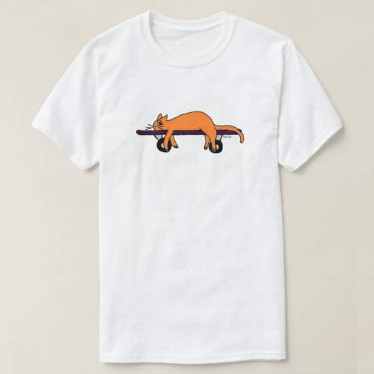 Skateboard FahtCaht-shirt T-shirt (Design voorkant)