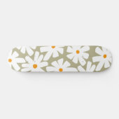 Skateboard Faisceaux de printemps fleuris rétro motif sauge v (Horz)
